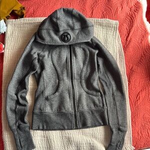 lululemon athletica Charcoal Zip-Up Hoodie